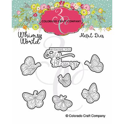 Whimsy World Rose Cross Die