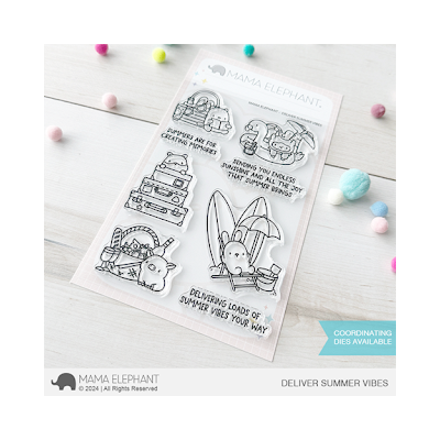 Mama Elephant Deliver Summer Vibes Stamp