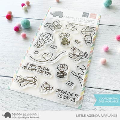 Little Agenda Airplanes Stamp