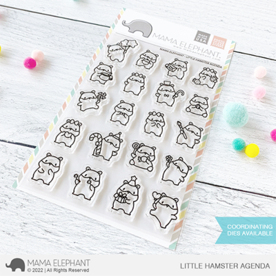 ME Little Hamster Agenda Stamp