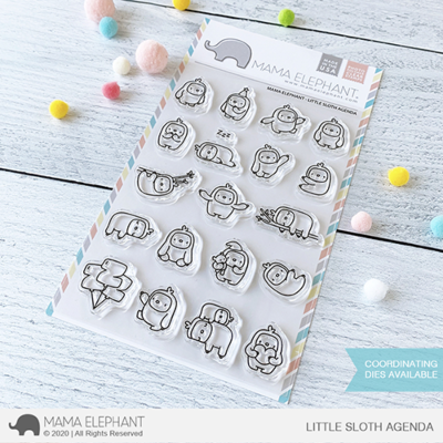 Little Sloth Agenda Stamp