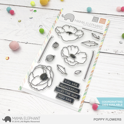 Poppy Flowers Stamp