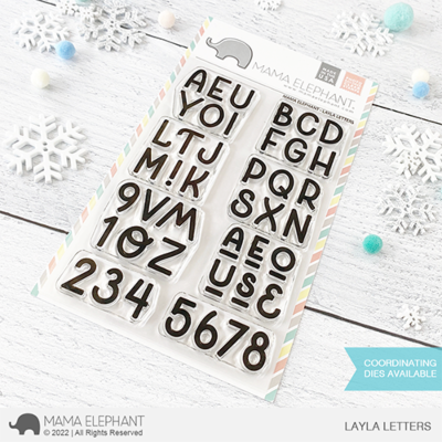 ME Layla Letters Stamp