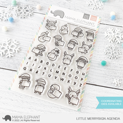 ME Little Merrysign Agenda Stamp