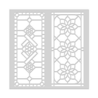 Stained Glass Window Stencil