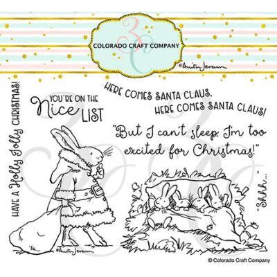 Santa Bunny Stamp