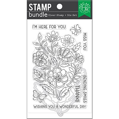 HA Color Layering Wonderful Day Stamp & Die Set