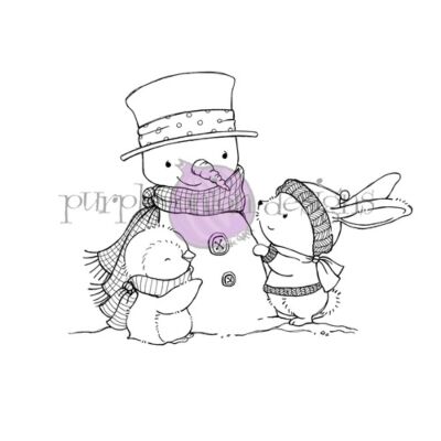 Sweet Snow Friends Stamp