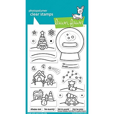 LF Snow Globe Scenes Stamp