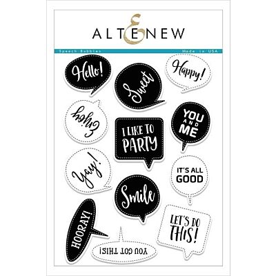 ALT Speech Bubbles Stamp