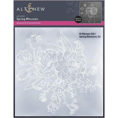 Spring Blossoms 3D Embossing Folder