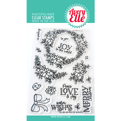 AE Rustic Wreath Stamp