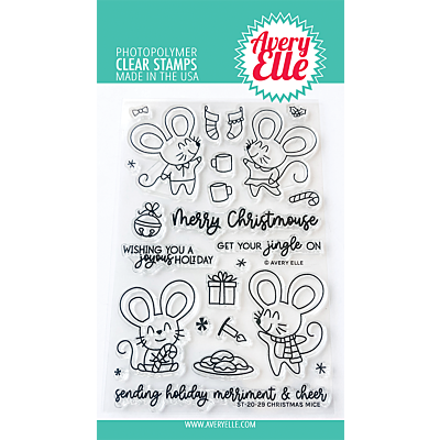 AE Christmas Mice Stamps