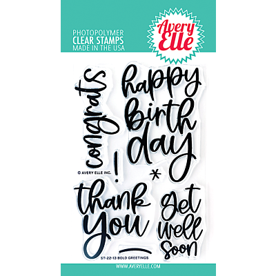 AE Bold Greetings Stamp