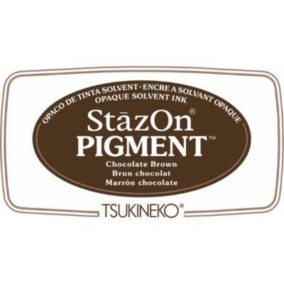 Stazon Pigment Ink Pad - Chocolate Brown