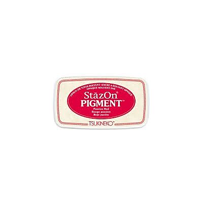 Stazon Pigment Ink Pad - Passion Red