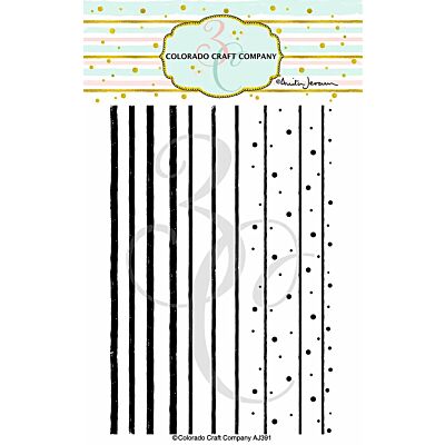 Anita Jeram Stripes & Dots Stamp