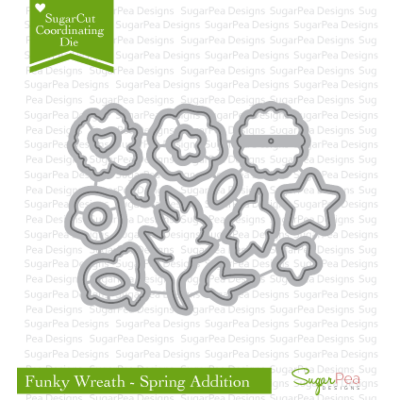 Funky Wreath Spring Addition SugarCuts