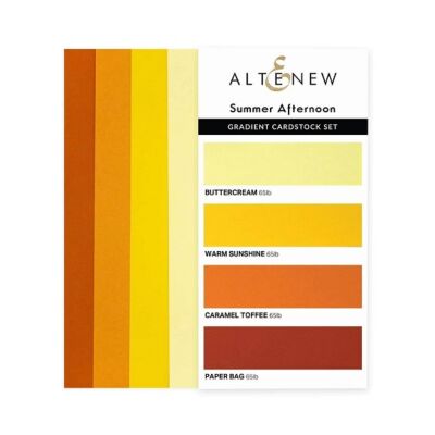 Gradient Cardstock Set - Summer Afternoon