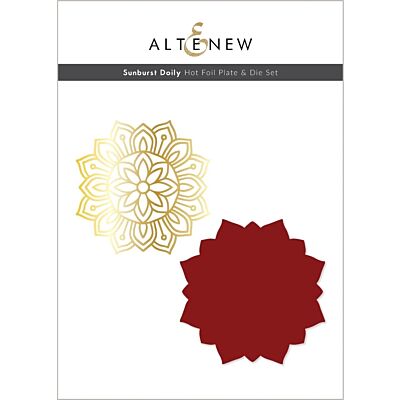 ALT Sunburst Doily Hot Foil Plate & Die