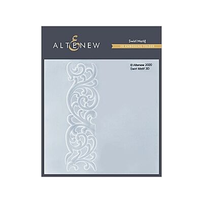 Swirl Motif 3D Embossing Folder