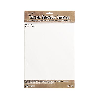 Tim Holtz Watercolor Cardstock 8.5 x 11 inch