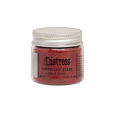 Distress Embossing Glaze - Fired Brick