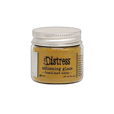 Distress Embossing Glaze - Fossilized Amber