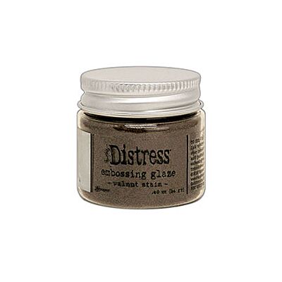 Distress Embossing Glaze - Walnut Stain