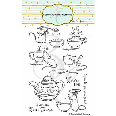 Anita Jeram Tea Time Fun Stamps