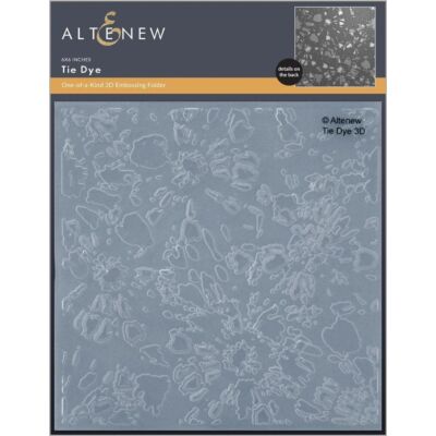 Tie Dye 3D Embossing Folder