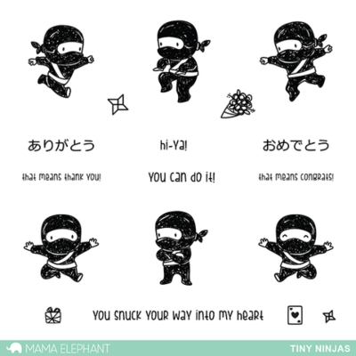 ME Tiny Ninjas  Stamp