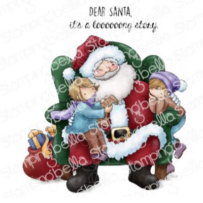 Tiny Townie On Santa's Lap