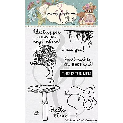 Kris Lauren This is The Life Toadstool Stamp