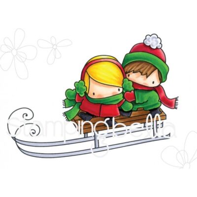 The Littles Tobogganing