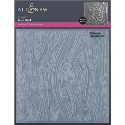 Tree Bark 3D Embossing Folder