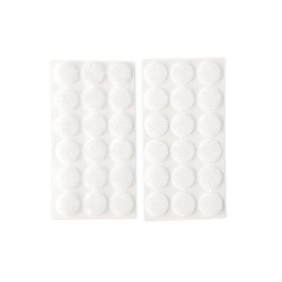 10mm Diameter Velcro Dots - White