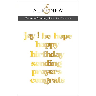 Altenew verstatile greetings 2 die set for cardmaking and paper crafts.  UK Stockist, Seven Hills Crafts