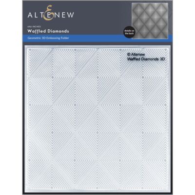 Waffled Diamonds 3D Embossing Folder