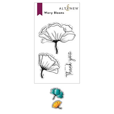 ALT Wavy Blooms Stamp and Die