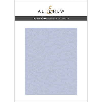 Altenew Dotted Waves Cover Die for cardmaking and paper crafts.  UK Stockist, Seven Hills Crafts