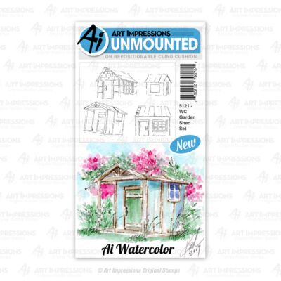 Garden Shed Watercolor Stamp Set