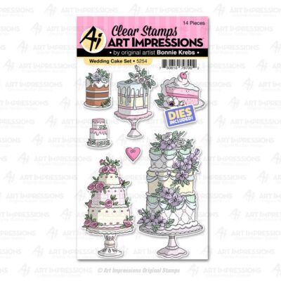 Wedding Cake Stamp and Die Set