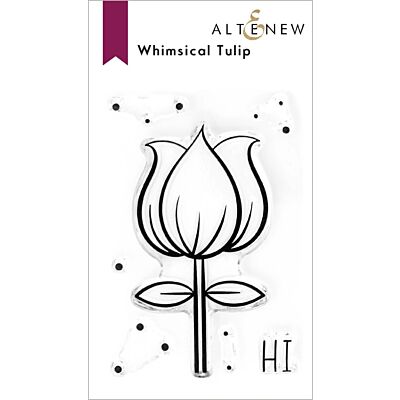 Whimsical Tulip Mini Stamp