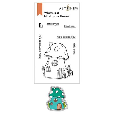 ALT Whimsical Mushroom House Stamp and Die set