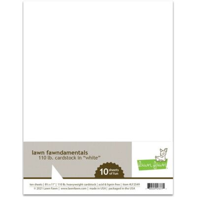 White Cardstock 110lb