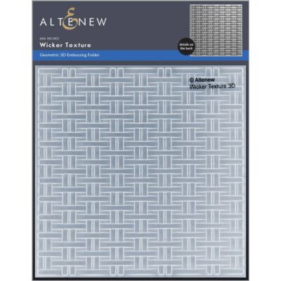 ALT Wicker Texture 3D Embossing Folder