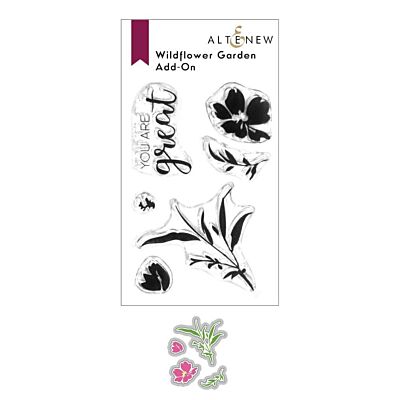 ALT Wildflower Garden Add-One Stamp and Die set