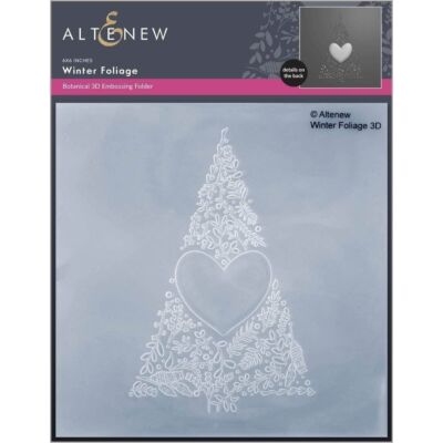 Winter Foliage 3D Embossing Folder