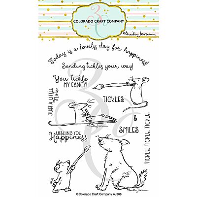 Anita Jeram Wishing You Happiness Stamp